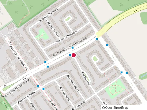 Location of Frontline Accounting Solutions Ltd at 1070 Rue Violette, Laval