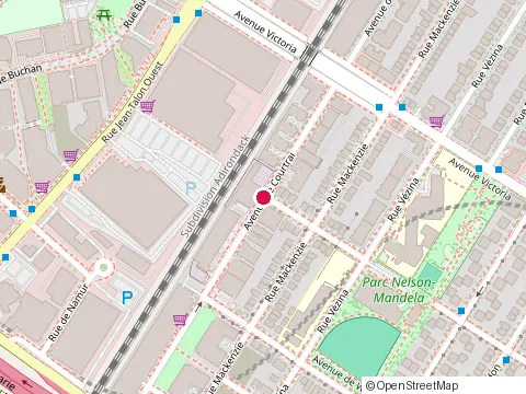 Location of Frontrow Canada at 4850 avenue de Courtrai, Montréal