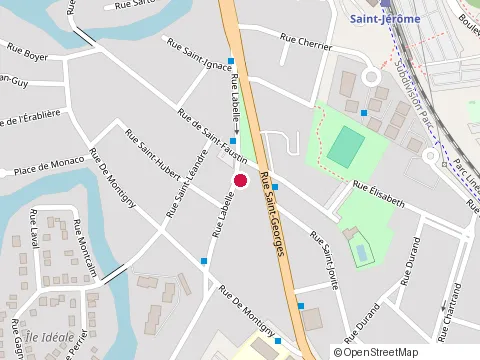Location of Fruiterie Amr at 85 Rue Saint-Georges, Saint-Jérôme