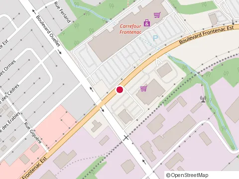 Location of Fte Beauce Appalaches at 901 boulevard Frontenac O, Thetford Mines