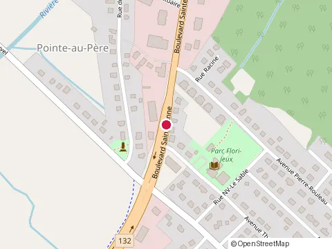 Location of Fu Dat Restaurant at 1015 Bd Sainte-Anne, Rimouski