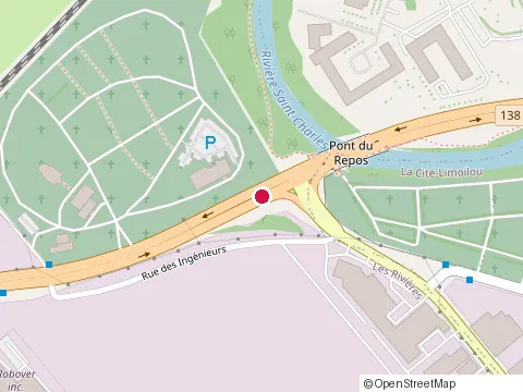 Location of Fun Putt Vanier at 1170 boulevard Wilfrid-Hamel, Québec