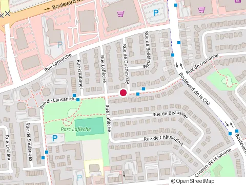 Location of Funsoccer Gatineau at 181 Rue de Lausanne, Gatineau