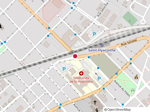 Location of Fusion Medical Center at 2035 avenue Sainte-Anne Suite 200, Saint-Hyacinthe