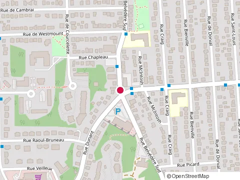 Location of Fusion Saveurs at 1200 Rue Belvédère S, Sherbrooke