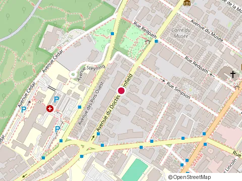 Location of Future Trans Mech at 1001-1530 du Docteur-Penfield Ave, Montréal