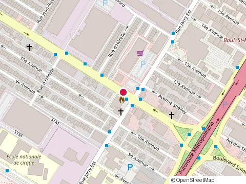Location of G & B Cotton Inc at 8129 Bd Saint-Michel, Montréal