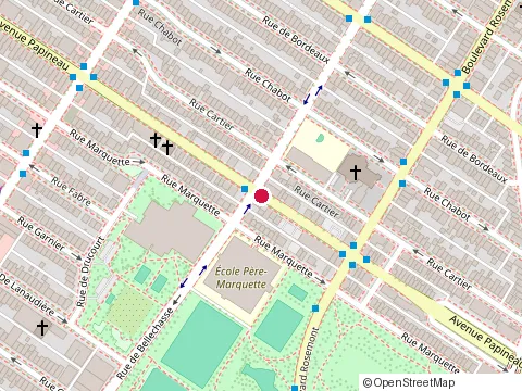 Location of G & G Snack Bar at 6001 avenue Papineau, Montréal