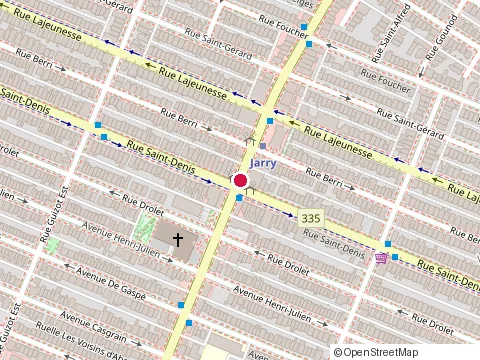 Location of G & N School Bus Service Inc at 411 Rue Jarry O, Montréal