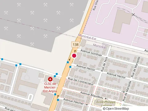 Location of G & S Fer Aluminum Inc. at 9700 Sherbrooke St E, Montréal