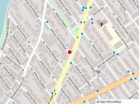 Location of G A R d E at 4875 Leger, Montréal