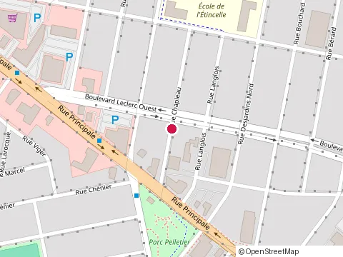 Location of G F M d at 10 Rue Chapleau, Granby