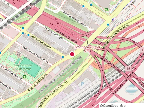 Location of G Pizzas at 5463 Rue Saint-Jacques, Montréal