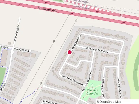 Location of G.F.M. Construction at 121 Rue de la Ragueneau, Terrebonne