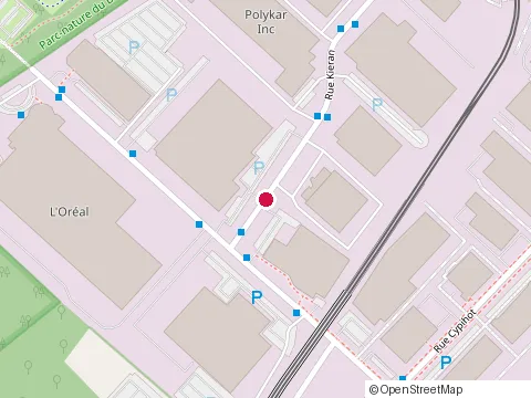 Location of G.I. Sportz at 6000  Rue Kieran, Saint-Laurent