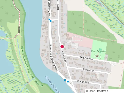 Location of G.M. Siding Inc at 395 Rue Legare, Châteauguay
