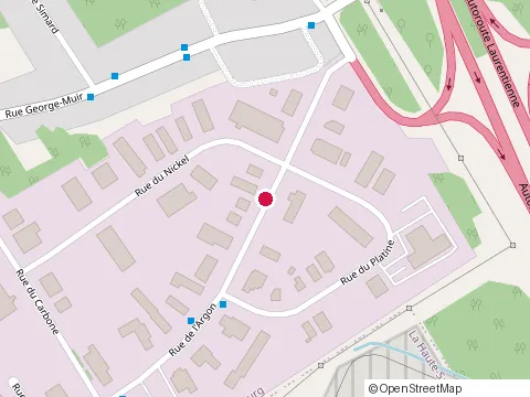 Location of G3 Multiservices at 570 Rue de l'Argon #300, Québec