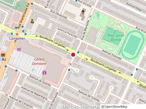 Location of Gaby Pizzeria & Grill at 6625 Rue de Marseille, Montréal