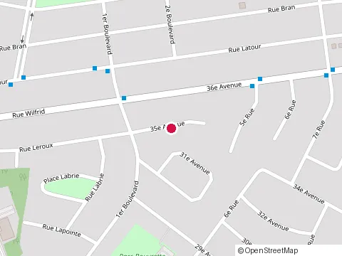 Location of Gadbois Lamarche at 583 35E Av, Saint-Jérôme