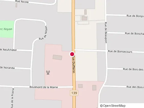 Location of Gaetan Brodeur & Fils Inc at 831 Rue Dufferin, Granby