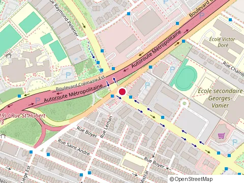 Location of Gagliardi Therrien Inc at 1100 boulevard Cremazie E, Montréal
