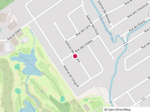 Location of Gagné Portes et Fenêtres at 7362 avenue des Faisans, Québec