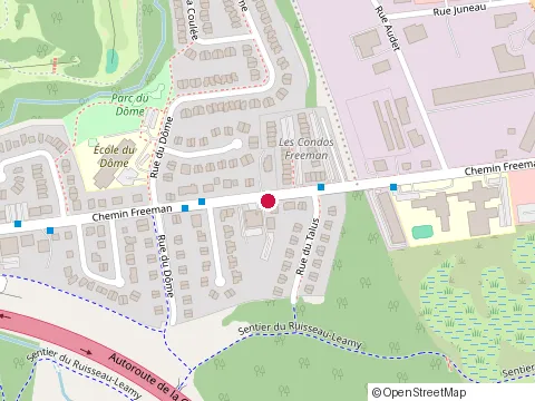 Location of Gagnebin Pierre Dr at 221 Chem. Freeman, Gatineau
