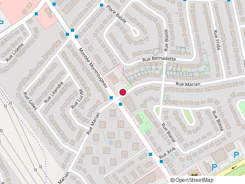 Location of Gagnon Allard at 3430 Rue Marian, Laval