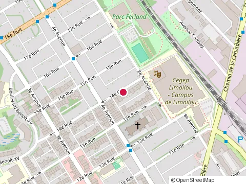 Location of Gagnon Marie Joelle at 712 14E Rue, Québec