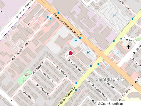Location of Gagnon Weiner at 1156 Rue Saint-Aubin, Saint-Laurent