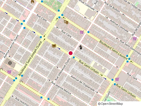 Location of Gainni'S Painting Services at 4823  Rue Saint-Urbain, Montréal