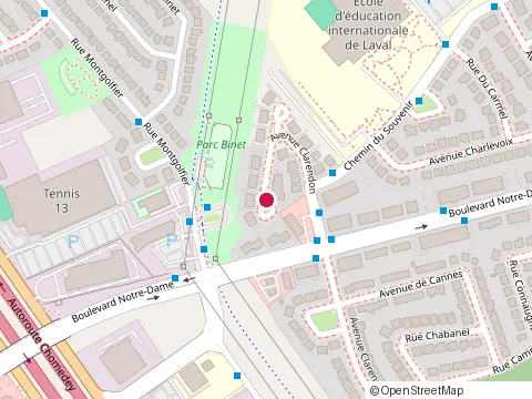 Location of Galaxie Pizza at 5404 Clarendon Ave, Laval