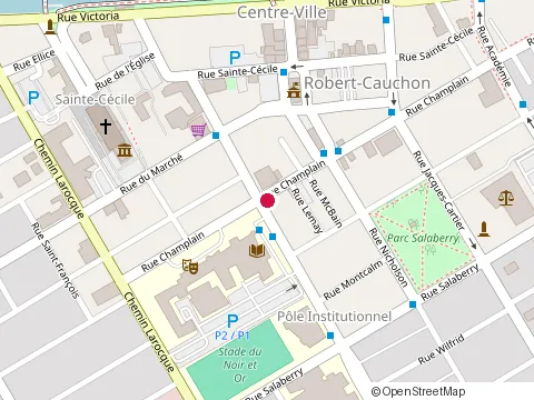 Location of Galerie du Coin at 151 Champlain, Salaberry-de-Valleyfield
