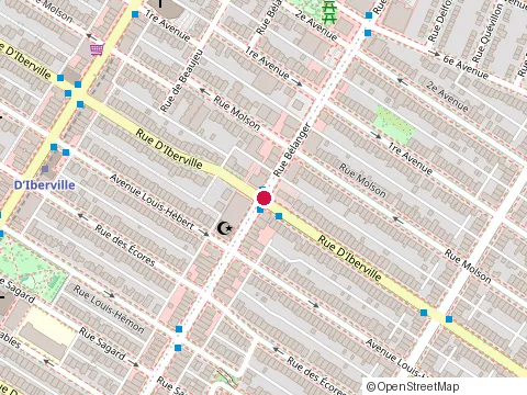 Location of Galerie Roussil Inc at 2496  Rue Belanger, Montréal