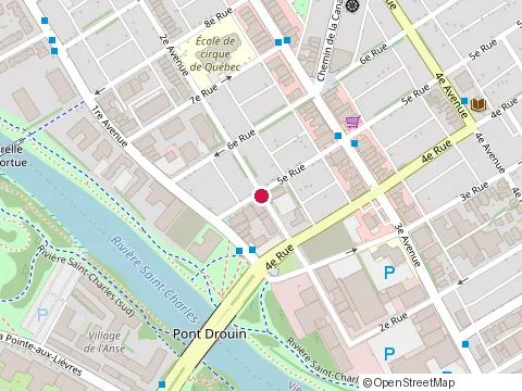 Location of Galilée Construction at 229 5E Rue, Québec