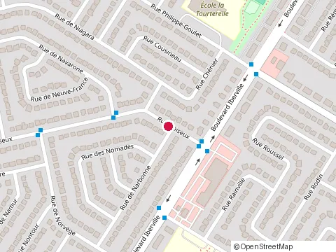 Location of Galimi Électrique Inc. at 1148 Rue Noiseux, Repentigny