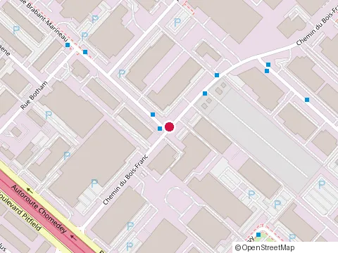 Location of Garage 808 at 2606 Rue Brabant Marineau, Saint-Laurent