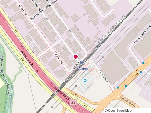 Location of Garage Andrade at 11509 5E Avenue, Montréal