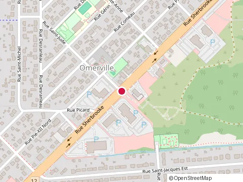 Location of Garage André Brodeur at 2823 Rue Sherbrooke, Magog