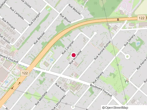 Location of Garage André Tourigny at 1345 Rue Monfette, Drummondville