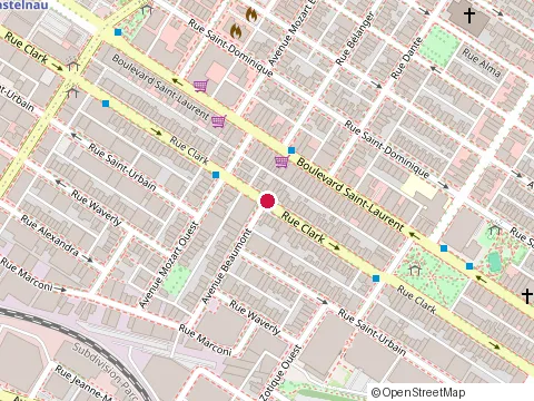 Location of Garage Auto Résolution at 6707 Clark St, Montréal