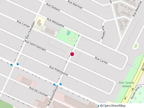 Location of Garage Automecano Sjm at 1112 Rue Maisonneuve, Longueuil