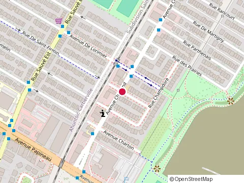 Location of Garage Autonada at 2021 avenue Charland, Montréal