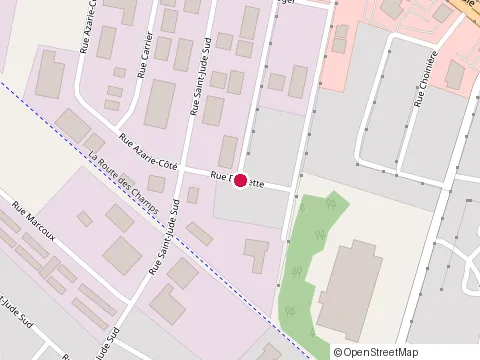 Location of Garage B7 at 968 Bessette, Granby