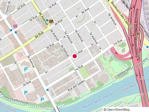 Location of Garage Bertrand at 598 2E St, Québec