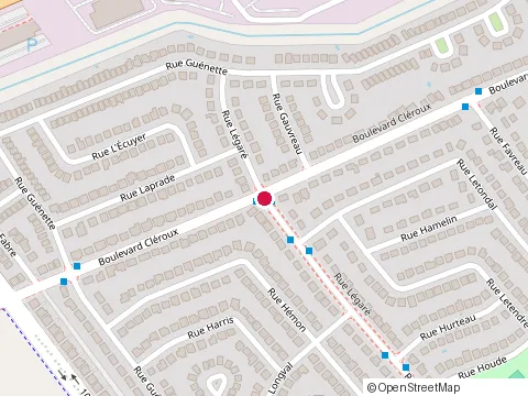 Location of Garage Btc at 5270 Bd Cléroux, Laval