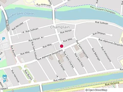 Location of Garage Claude St Onge at 50 Rue St Charles, Salaberry-de-Valleyfield