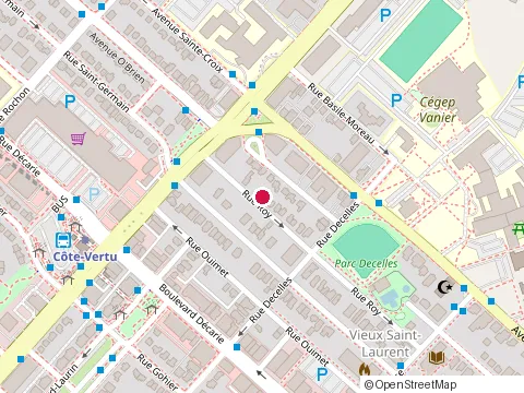Location of Garage de Mécanique Automobile Roy Inc. at 955 Roy St, Saint-Laurent