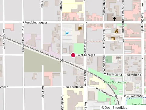 Location of Garage Desranleau at 150 Rue Saint-Georges, Saint-Jean-sur-Richelieu