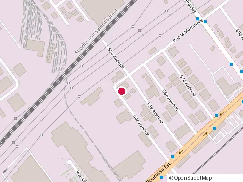 Location of Garage Express Auto at 11485 54E Av, Montréal